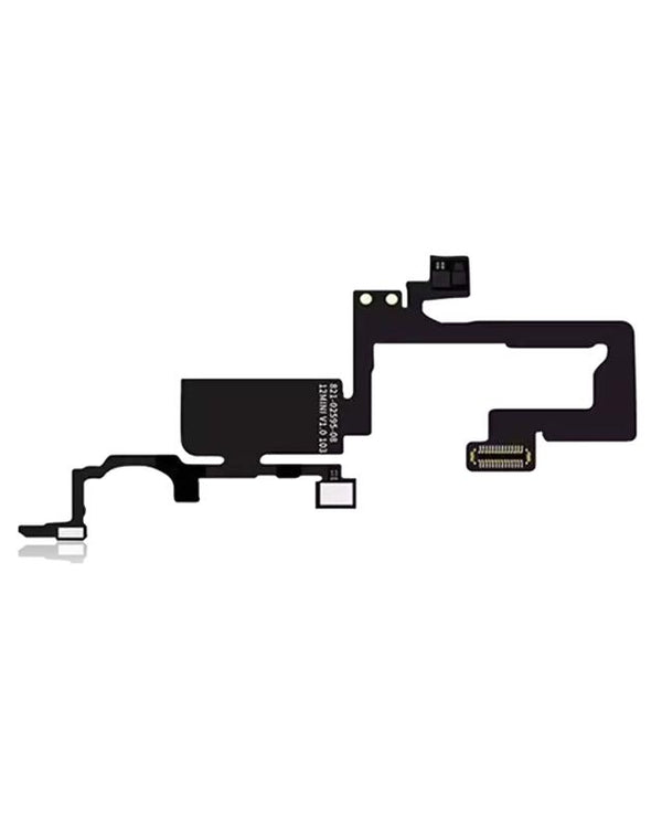 Cable flex del sensor de proximidad para iPhone 12 Mini disponible en Guatemala para reparaciones de celulares con Face ID y True Tone Recovery.