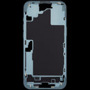 Chasis medio iPhone 16 Plus color teal con botones de encendido y volumen, repuesto A2894.