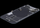 Compra una tapa trasera usada con placa de acero y carga inalámbrica para tu iPhone 16 en Guatemala, ideal para reparaciones y reemplazos.