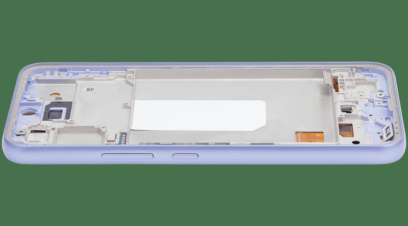 Reparación de pantalla OLED con marco para Samsung Galaxy A54 5G en Guatemala.