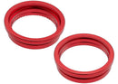 Aro de cámara trasera rojo brillante para iPhone 14 y 14 Plus, repuesto para reparación de pantalla rota.