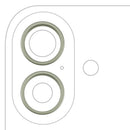 Aro de bezel verde salvia para cámara trasera de iPhone 17 (A2849, A3105), repuesto, 10-pack.
