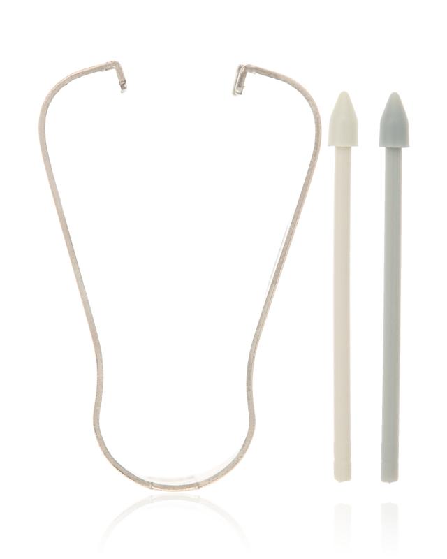 Compra en Guatemala las puntas de lápiz compatibles para Samsung Galaxy Note 10, Note 20, Tab S6 y Tab S7 en gris o aura white, paquete de 5 unidades.