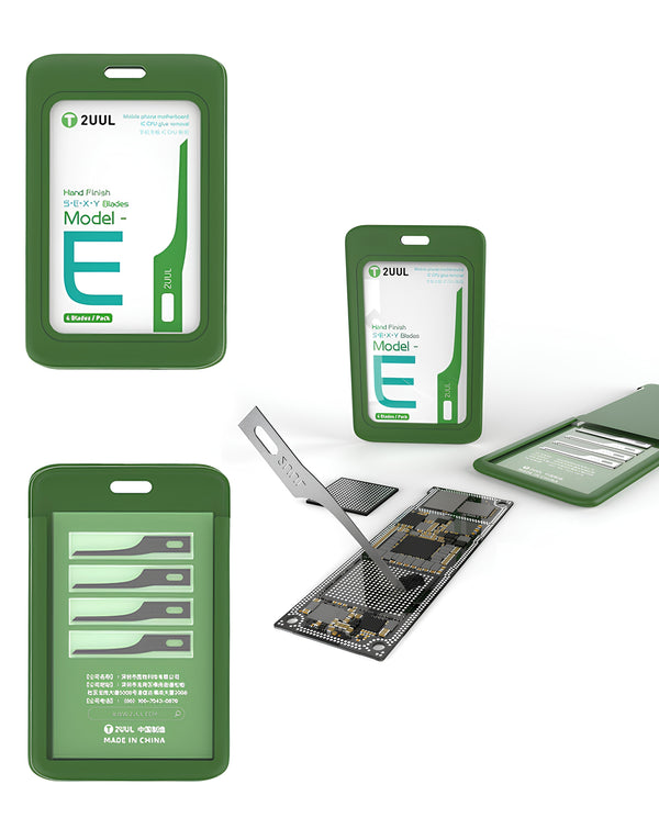 Compra al por mayor en Guatemala las Hojas de acabado manual 2UUL DA15 Model E en un pack de 4 unidades.