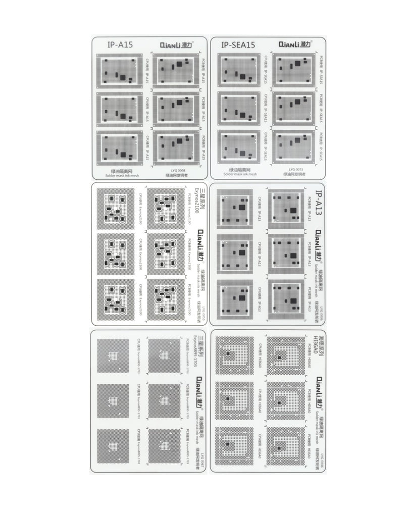 Encuentra la Almohadilla de máscara de soldadura QianLi Serie Signature en Guatemala para reparaciones de componentes con la mejor calidad y variedad de modelos.