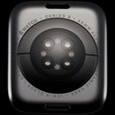 Tapa trasera para Apple Watch Series 9 GPS 45mm, aluminio Space Black, A2982, repuesto de vidrio para reparación.