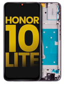 Pantalla refurbished Huawei Honor 10 Lite Midnight Black con marco, display LCD para reparación HRY-L21.