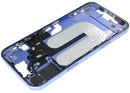 Chasis medio usado OEM Ultramarine para iPhone 16 Plus A3104 con pequeñas partes, repuesto original.