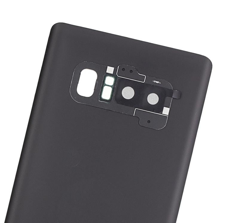 Tapa trasera con lente de camara para Samsung Galaxy Note 8 original (Negro Medianoche)