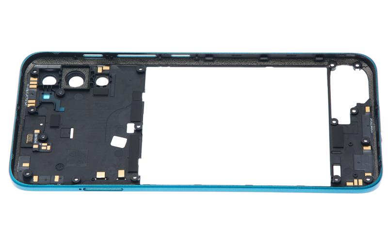 Marco medio compatible para Motorola Moto G71 5G (XT2169 / 2022) color Neptune Green en Guatemala.