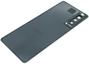 Tapa trasera original de cristal Sony Xperia 10 II negra, repuesto para reparación.