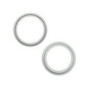 Aros de bisel verdes para cámara trasera de iPhone 15/15 Plus, 2 piezas, 10-pack.