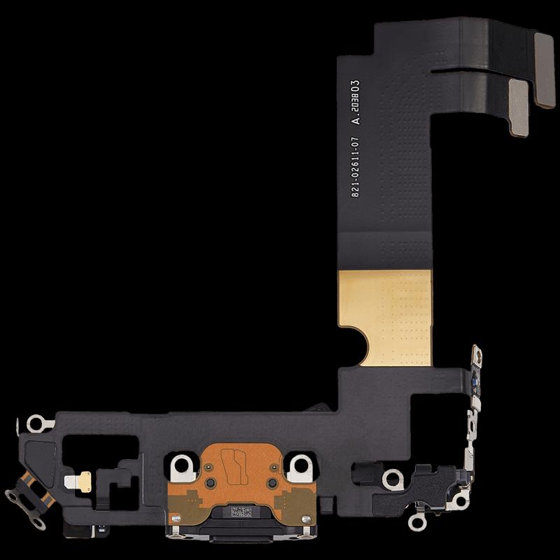 Puerto de carga para iPhone 12 Mini (Usado, Original) (Negro)