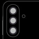 Lente de cámara trasera con adhesivo para Samsung Galaxy A56 5G (A566), repuesto para reparación.