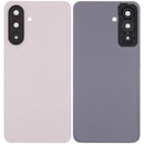 Tapa trasera de vidrio rosa melocotón para Samsung Galaxy A26 5G (A266) con lente de cámara, sin logo.