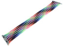 Correa Braided Solo Loop Pride Edition para Apple Watch, talla 8 mediana, con trenzado multicolor vibrante de 38mm a 42mm.