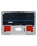 Tapa superior Space Gray con teclado ANSI US para MacBook Air 13 A2179 2020, repuesto original.