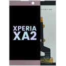 Pantalla LCD original Sony Xperia XA2 rosa, ideal para cambio de display H3113.
