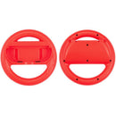 Volante de carreras rojo para Nintendo Switch Joy-Con, set de 2, compatible con Mario Kart.