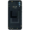 Tapa trasera negra para Huawei P Smart 2019 (POT-LX1/FIG-LX1), repuesto original para reparación.