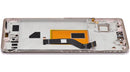 Pantalla refurbished con marco rosa para Xiaomi 13 Lite / Civi 2, ideal para reparación de display.