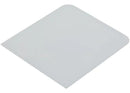 Tapa trasera blanca para Samsung Galaxy Z Flip 7 FE (F761), repuesto de vidrio sin logo.