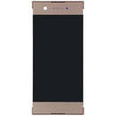 Pantalla original Sony Xperia XA1 Rose Gold con frame, para reparación de display G3112, G3116.