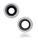 Lente de camara trasera con soporte y bisel para iPhone 13 / 13 Mini (Starlight)