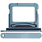 Compra la bandeja doble SIM para iPhone 16 / 16 Plus en Guatemala, ideal para reparaciones o como accesorio, disponible en color teal.