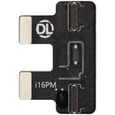 Reparación de tester Flex DL400 Pro para iPhone 16 Pro Max con placa pequeña EDP en Guatemala.
