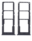 Bandeja para doble tarjeta SIM para Samsung Galaxy A02 (A022 / 2020) (Negro)