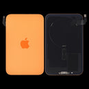 Tapa trasera Cosmic Orange usada para iPhone 17 Pro Max con MagSafe y NFC, ideal para reparación de cristal trasero.