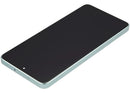 Pantalla OLED verde refurbished para Xiaomi Redmi Turbo 4 / Poco X7 Pro con marco, lista para reparación.