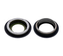 Lente de camara trasera con soporte y bisel para iPhone 12 / 12 Mini (Negro)