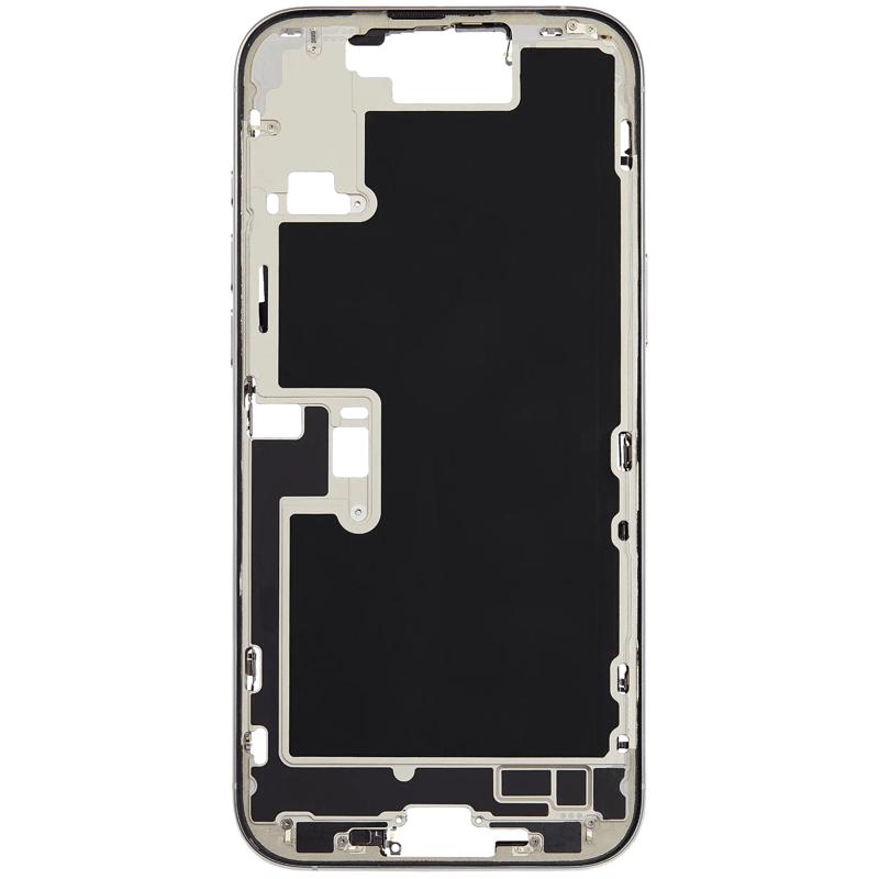 Reparación de marco medio con botón de encendido y volumen para iPhone 16 Pro Max en Guatemala.