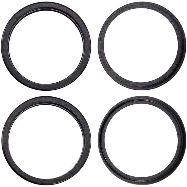 Anillo de bisel de camara trasera iPhone 16 / 16 Plus (Negro) (Juego de 2 piezas)