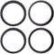 Anillo de bisel de camara trasera iPhone 16 / 16 Plus (Negro) (Juego de 2 piezas)
