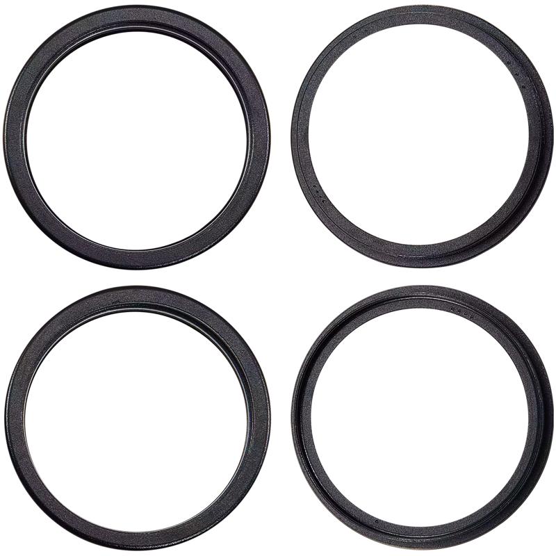 Anillo de bisel de camara trasera iPhone 16 / 16 Plus (Negro) (Juego de 2 piezas)