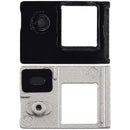 Flash Light y Power Flex Bracket negro para iPhone 16E con rejilla de micrófono, pieza de repuesto.