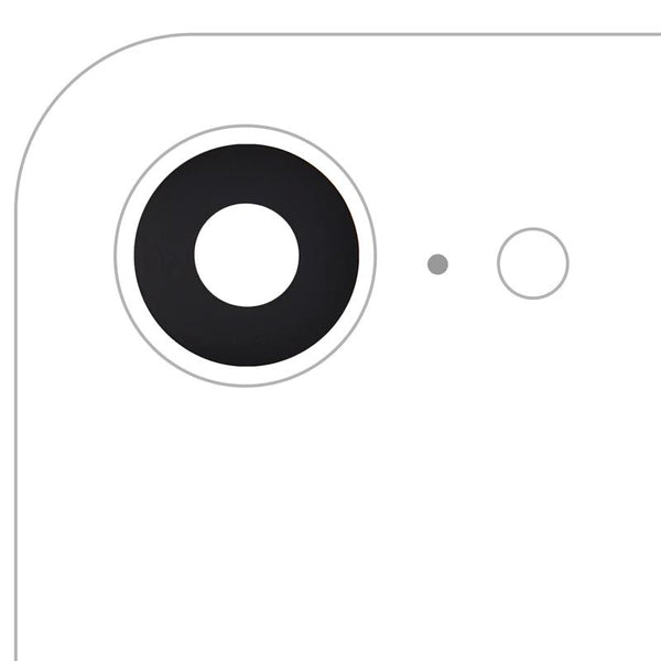Reemplazo de lente de cámara trasera (solo vidrio) con adhesivo para iPhone 16e en Guatemala.