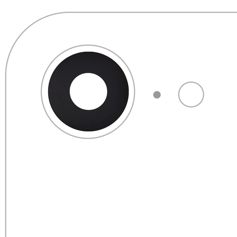 Reemplazo de lente de cámara trasera (solo vidrio) con adhesivo para iPhone 16e en Guatemala.