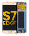 Pantalla OLED con marco para Samsung Galaxy S7 Edge (G935F) (Reacondicionado) Oro Platino