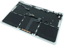 Tapa superior plateada original MacBook Pro 13" A2338 M2 con batería y teclado ANSI US.