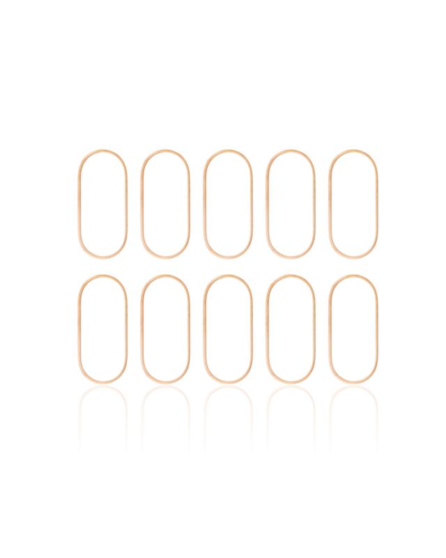 Compra al por mayor este pack de 10 anillos de bisel de cámara trasera en Guatemala para reparaciones de iPhone XS/XS Max.