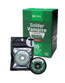 Mecha de desoldar Solder Vampire 2515 2UUL DW18. Pack de 10 rollos de cobre trenzado para reparación y soldadura electrónica.