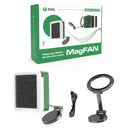 Extractor de humo 2UUL FE11 MagFan magnético, ideal para soldadura y reparación de celulares, protege con su potente succión.