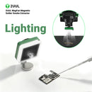 Extractor de humo 2UUL FE11 MagFan magnético, ideal para soldadura y reparación de celulares, protege con su potente succión.