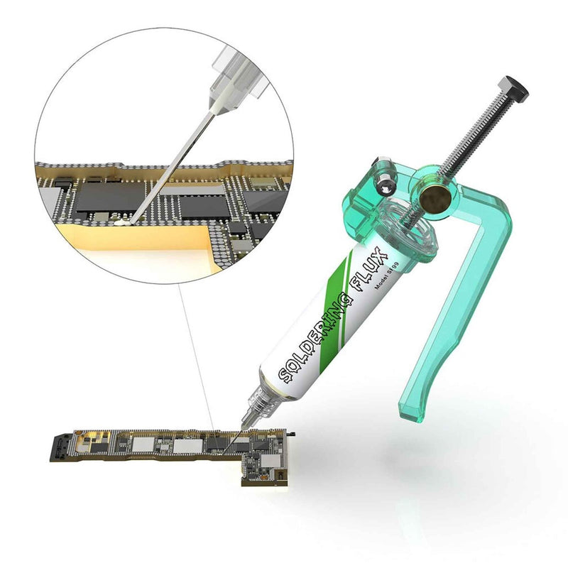 Encuentra el pack de 2 unidades de flux de soldadura modelo SF99 2UUL SC13 en Guatemala para tus reparaciones.