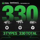 Tornillos 2UUL SC22 SpareScrew12 para iPhone, pack de 330 piezas, ideales para reparación.