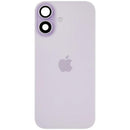 Tapa trasera iPhone 17 lavanda usada con MagSafe, NFC y flex de linterna, para reparación.